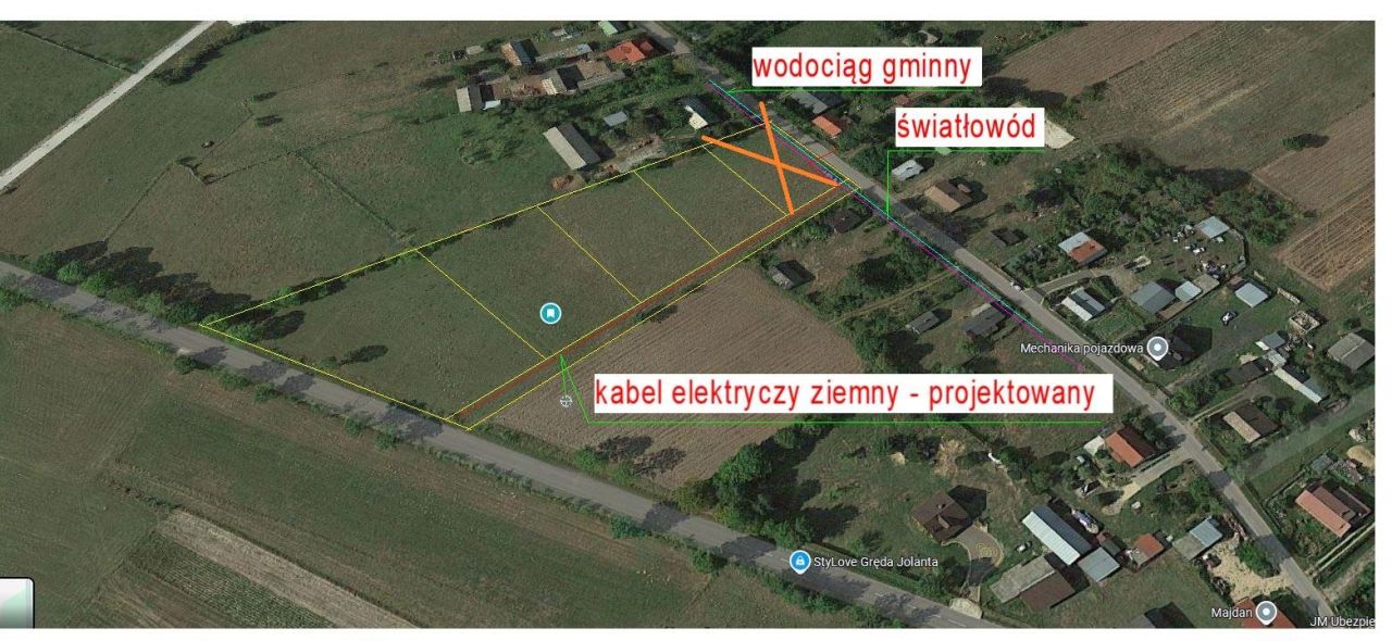 Działka budowlana Majdan. Zdjęcie 3