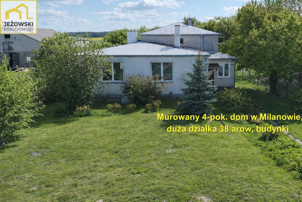 dom wolnostojący, 4 pokoje Milanów, ul. Wojska Polskiego. Zdjęcie 14