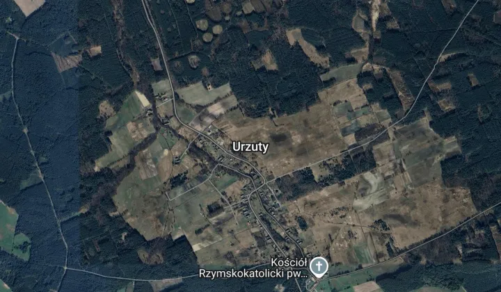 Działka leśna Urzuty