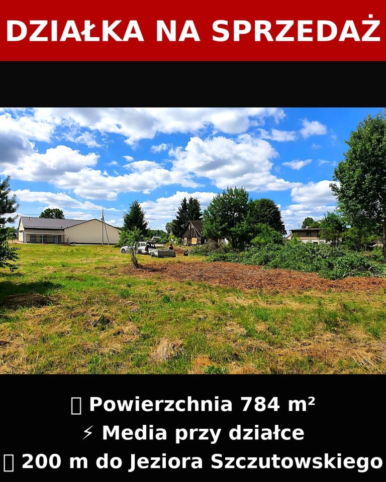 Działka budowlana Blizno