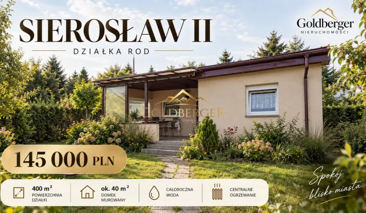 Działka rekreacyjna Sierosław
