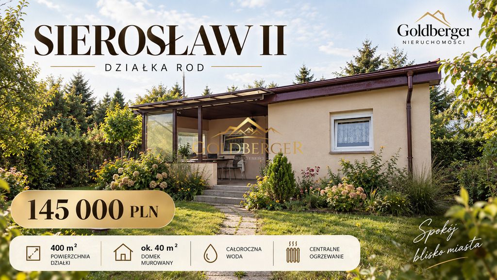 Działka rekreacyjna Sierosław. Zdjęcie 1