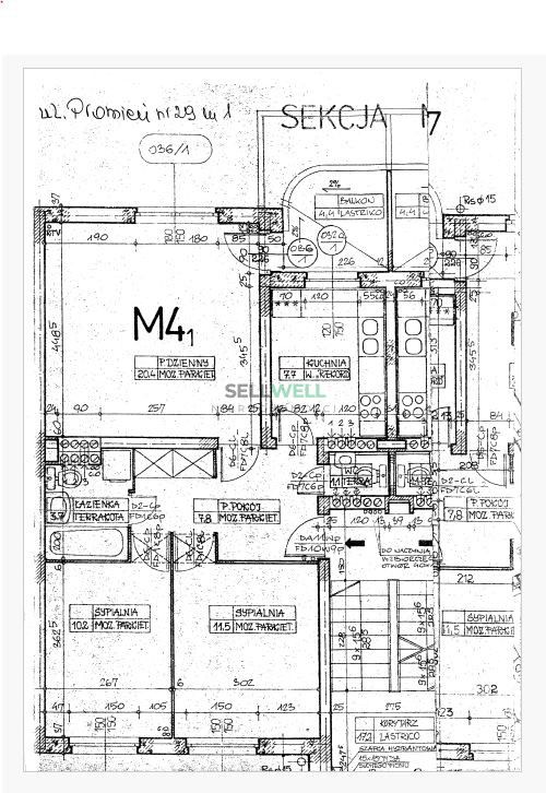 Mieszkanie 3-pokojowe Wrocław Biskupin, ul. Promień. Zdjęcie 21