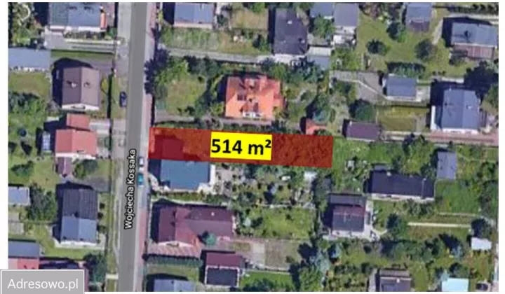 Działka budowlana Częstochowa Stradom, ul. Kossaka
