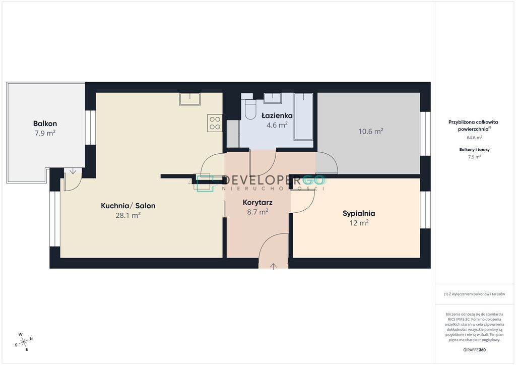 Mieszkanie 3-pokojowe Białystok, ul. Elizy Orzeszkowej. Zdjęcie 16