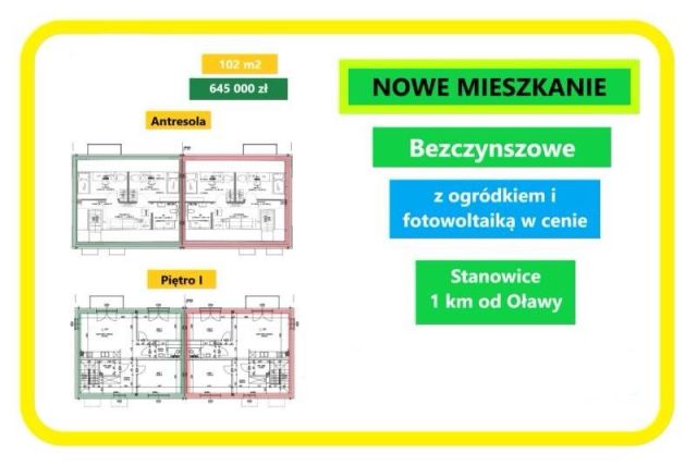 Mieszkanie 4-pokojowe Stanowice, ul. Chabrowa. Zdjęcie 3