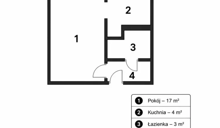 Mieszkanie 1-pokojowe Łódź Górna