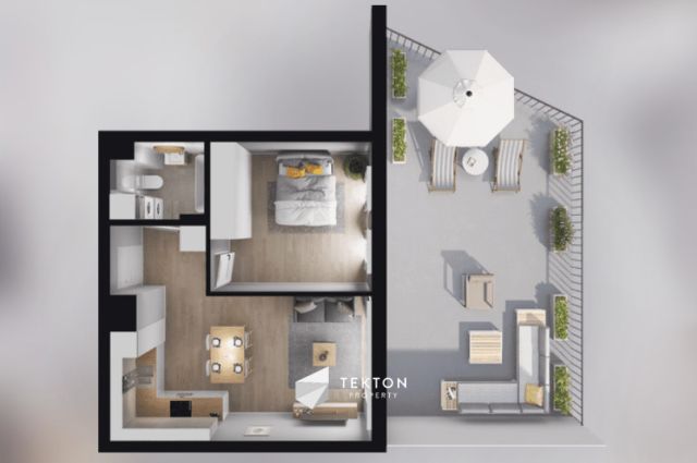 Mieszkanie 2-pokojowe Pruszków Żbików. Zdjęcie 3