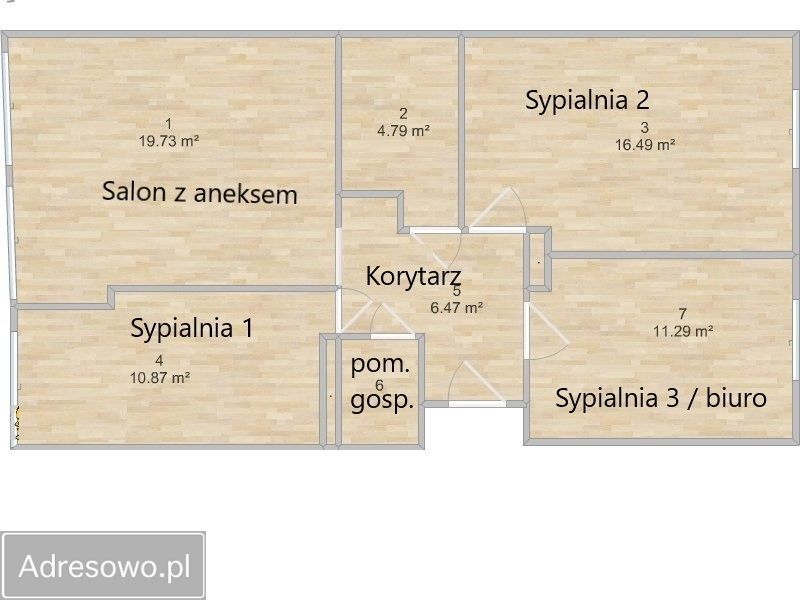 Mieszkanie 3-pokojowe Jelenia Góra Centrum, pl. Ratuszowy. Zdjęcie 19