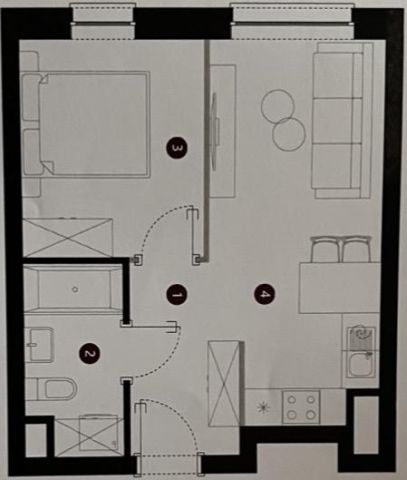 Mieszkanie 2-pokojowe Poznań Naramowice, ul. Bielicowa. Zdjęcie 10