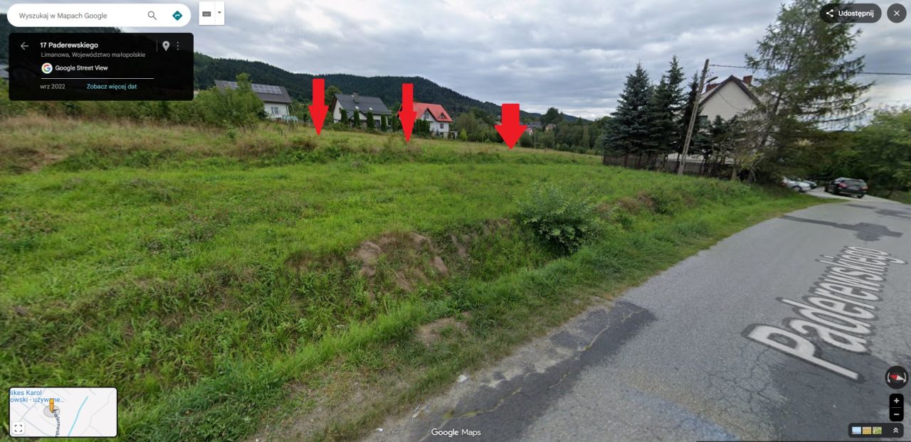 Działka rolno-budowlana Limanowa, ul. Ignacego Paderewskiego. Zdjęcie 3