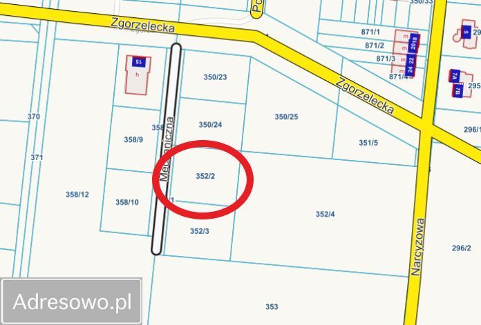 Działka budowlana Polkowice, ul. Mechaniczna. Zdjęcie 3