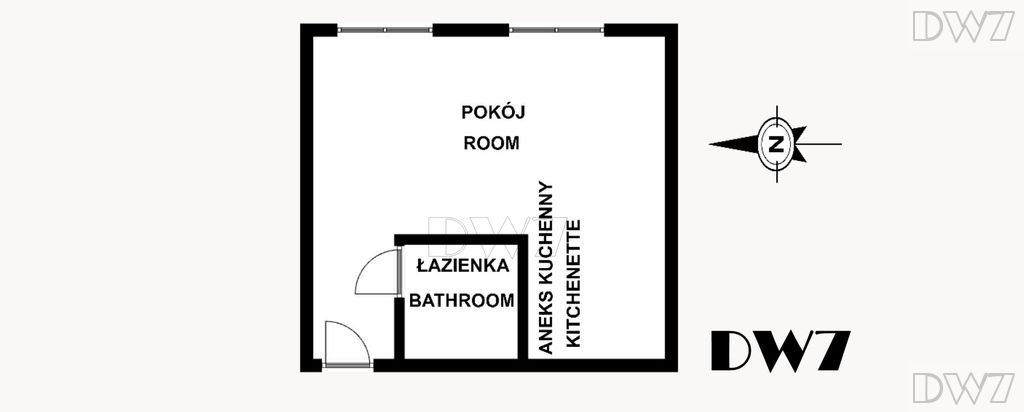 Mieszkanie 1-pokojowe Kraków Śródmieście, al. 29 Listopada. Zdjęcie 11