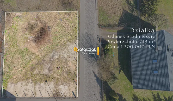 Działka budowlana Gdańsk Śródmieście, ul. Tadeusza Rejtana