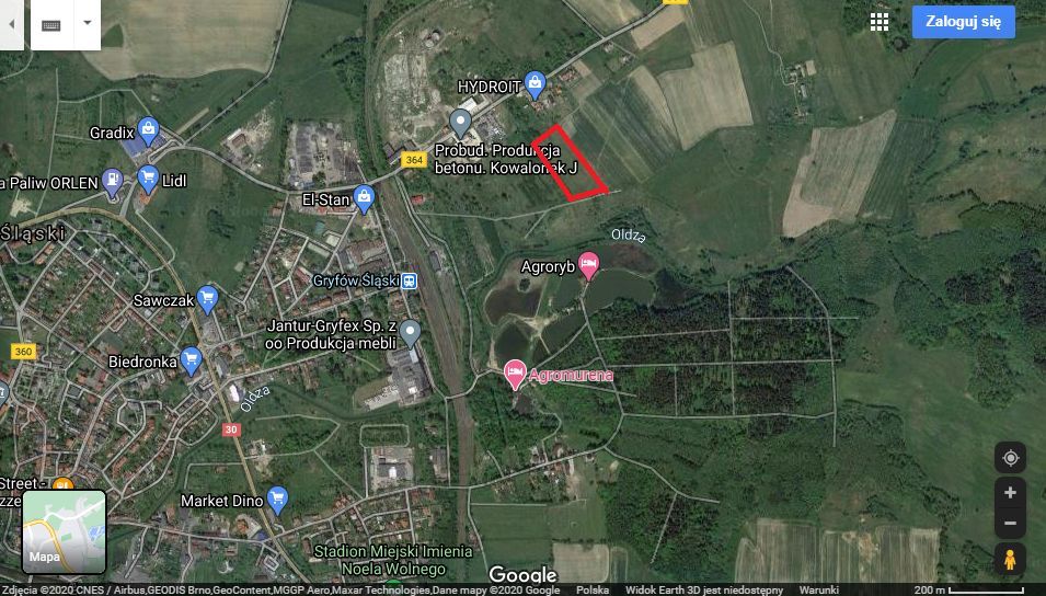 Działka budowlana Ubocze. Zdjęcie 2