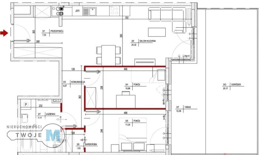 Mieszkanie 3-pokojowe Kielce Bukówka. Zdjęcie 15