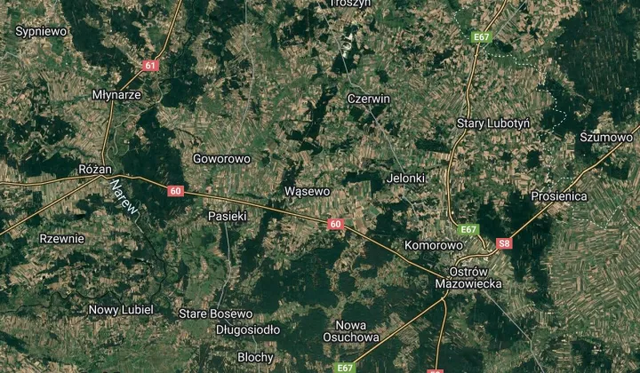 Działka budowlana Wąsewo-Kolonia