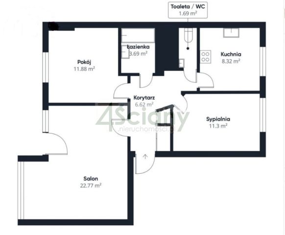 Mieszkanie 3-pokojowe Warszawa Bemowo, ul. Strońska. Zdjęcie 2