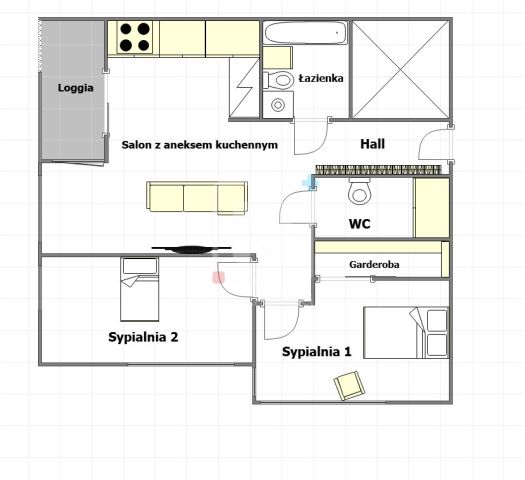 Mieszkanie 3-pokojowe Warszawa Wola, ul. Prosta. Zdjęcie 13
