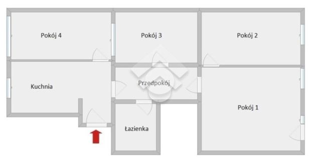 Mieszkanie 4-pokojowe Wrocław Śródmieście, ul. Kręta. Zdjęcie 17