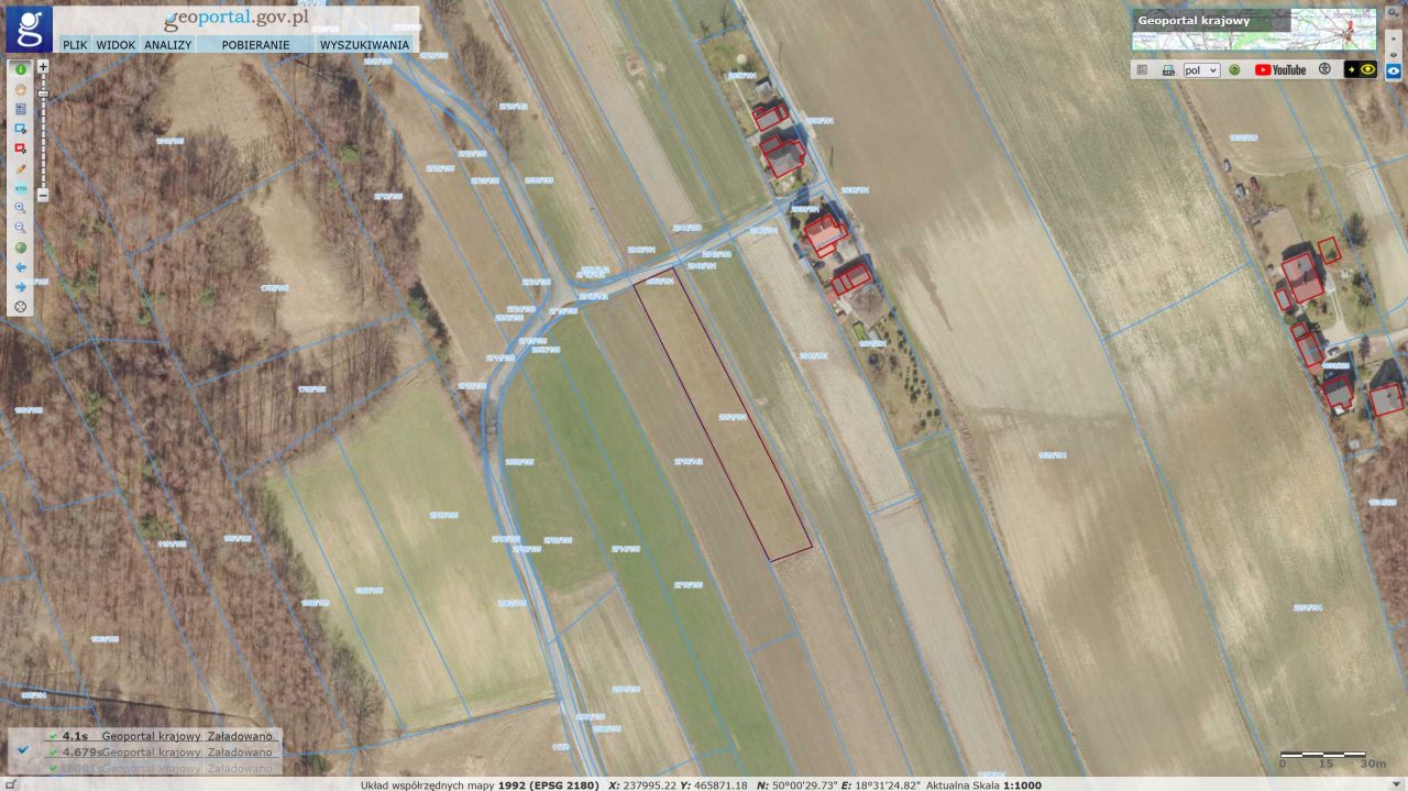 Działka rolno-budowlana Marklowice, ul. Jana Kilińskiego. Zdjęcie 8