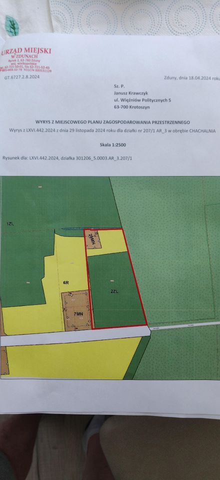 Działka rolno-budowlana Chachalnia, ul. Ostrowska. Zdjęcie 7