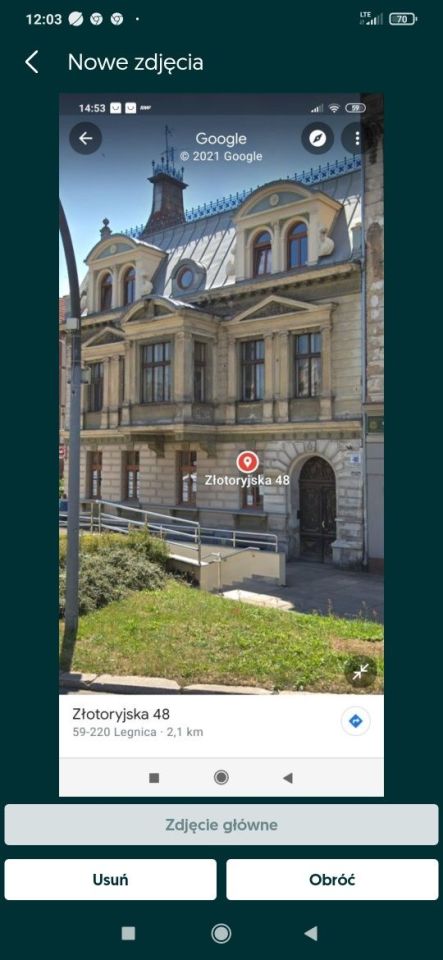 Mieszkanie 2-pokojowe Legnica, ul. Złotoryjska