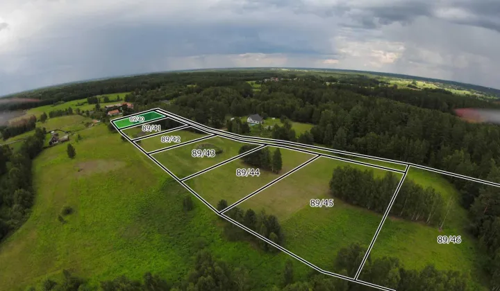 Działka rolna Wyrandy