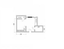 Mieszkanie 2-pokojowe Wrocław Psie Pole, ul. Mulicka. Zdjęcie 1