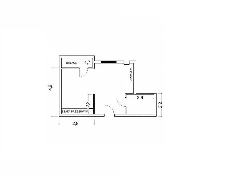 Mieszkanie 2-pokojowe Wrocław Psie Pole, ul. Mulicka. Zdjęcie 2