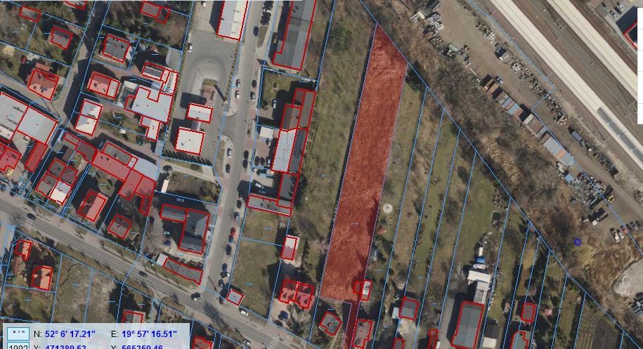 Działka inwestycyjna Łowicz