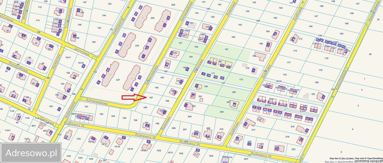 Działka budowlana Oleśnica, ul. Szmaragdowa
