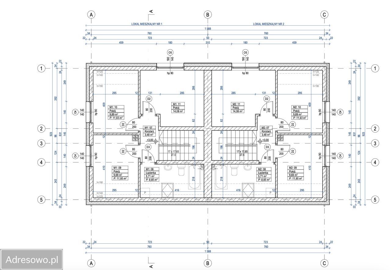 bliźniak, 4 pokoje Długołęka, ul. Spokojna. Zdjęcie 5