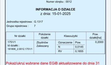 Działka budowlana Zbydniów, ul. Wrzosowa