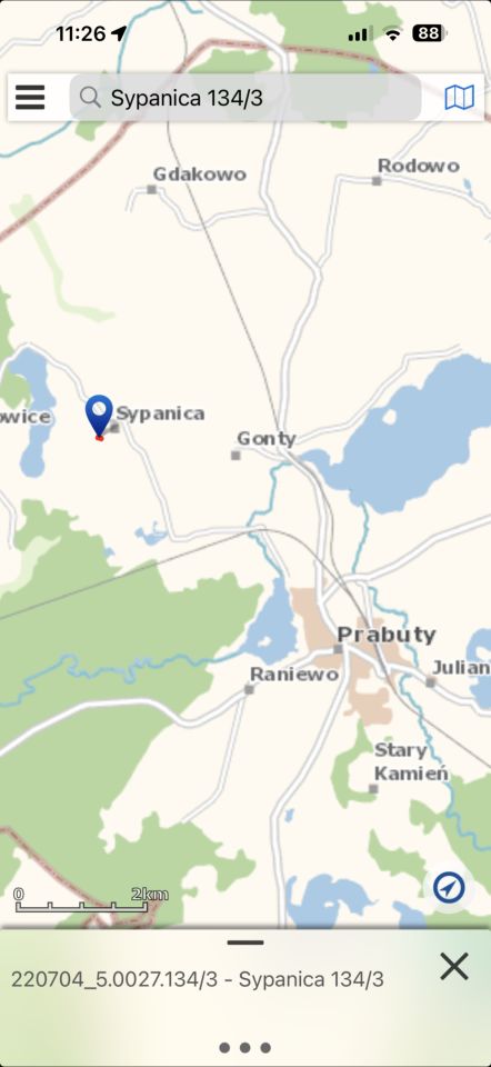 Działka budowlana Sypanica. Zdjęcie 9