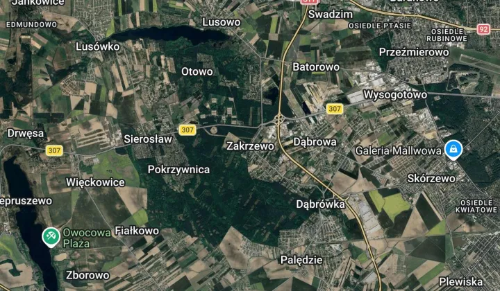 Działka budowlana Zakrzewo