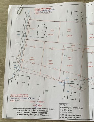 Działka budowlana Nędza, ul. Prosta. Zdjęcie 4