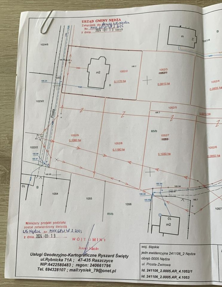 Działka budowlana Nędza, ul. Prosta. Zdjęcie 4