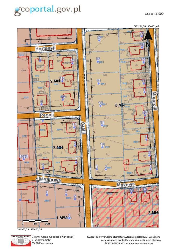 Działka budowlana Płońsk, ul. Azalii. Zdjęcie 2