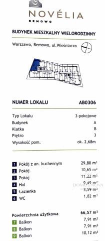 Mieszkanie 3-pokojowe Warszawa Bemowo, ul. Wieśniacza. Zdjęcie 7
