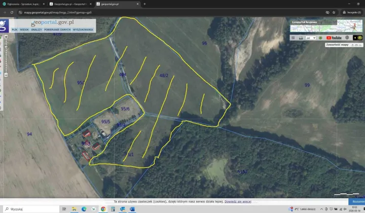 Działka rolna Raciniewo