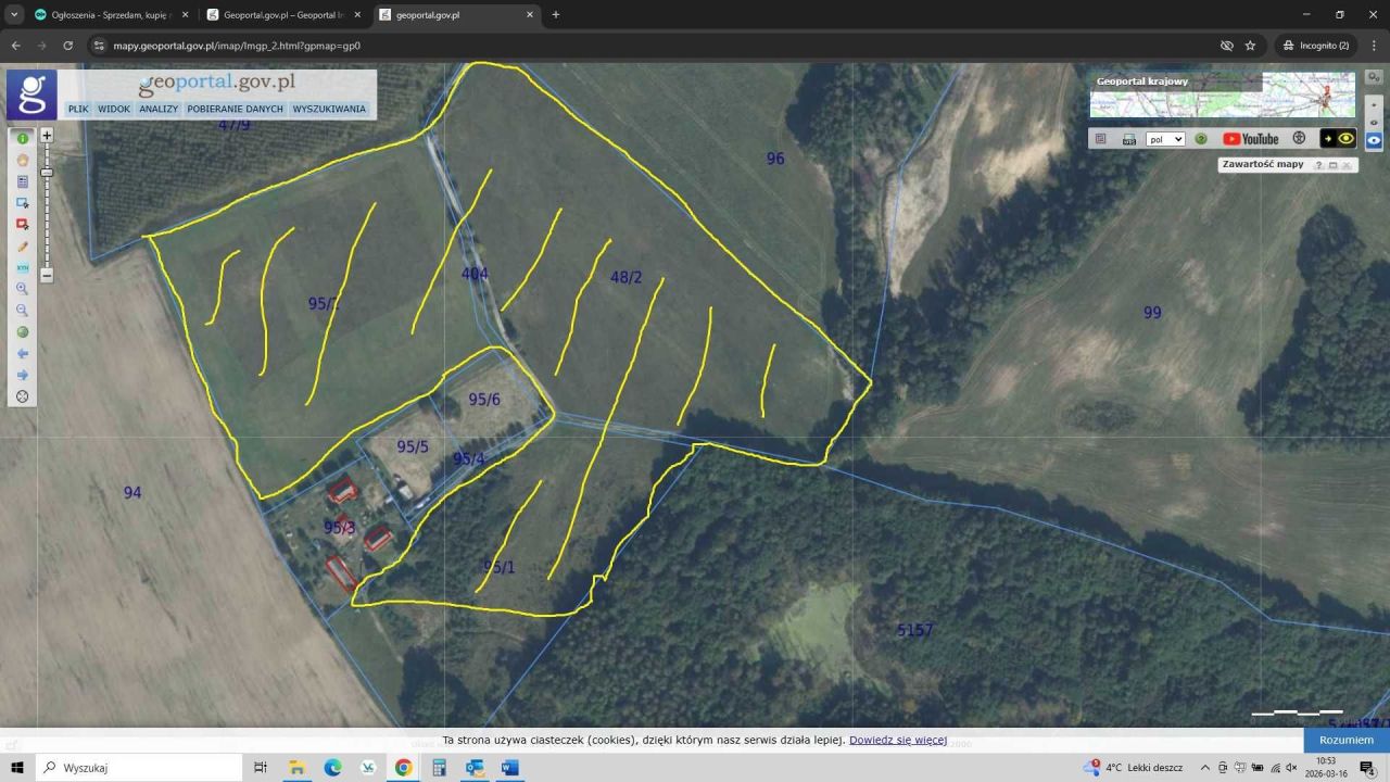 Działka rolna Raciniewo. Zdjęcie 1