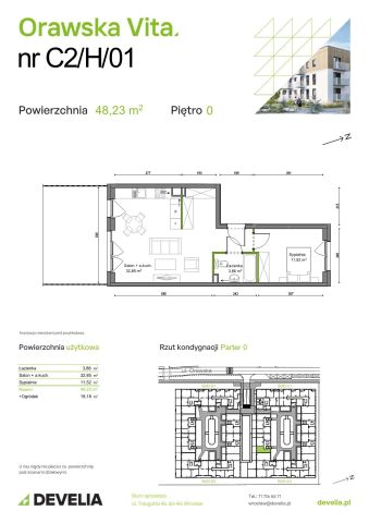 Mieszkanie 2-pokojowe Wrocław Ołtaszyn, ul. Orawska. Zdjęcie 8