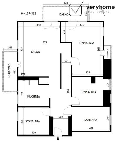 Mieszkanie 4-pokojowe Kraków Krowodrza, ul. Konwisarzy. Zdjęcie 12