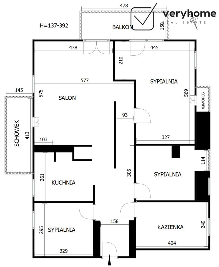 Mieszkanie 4-pokojowe Kraków Krowodrza, ul. Konwisarzy. Zdjęcie 12