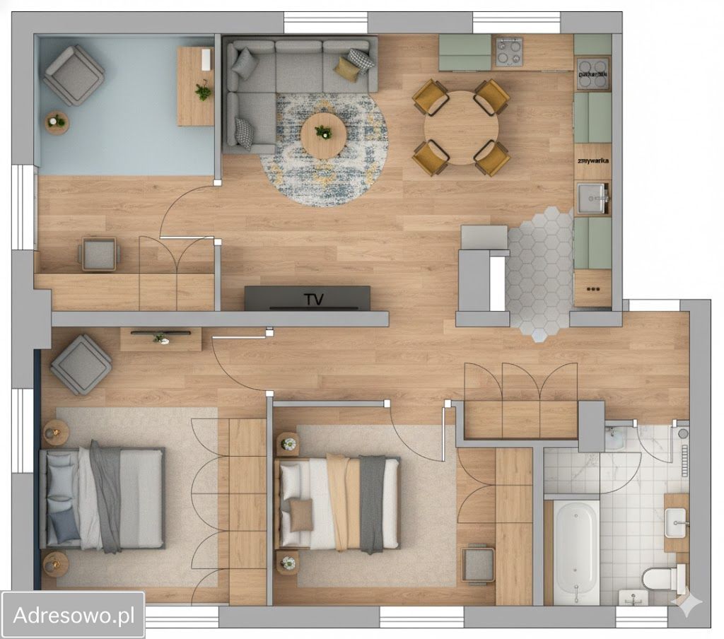 Mieszkanie 4-pokojowe Pabianice, ul. Odrodzenia. Zdjęcie 20