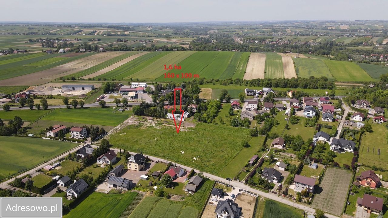 Działka inwestycyjna Słomniki, ul. mjr. Hubala. Zdjęcie 3