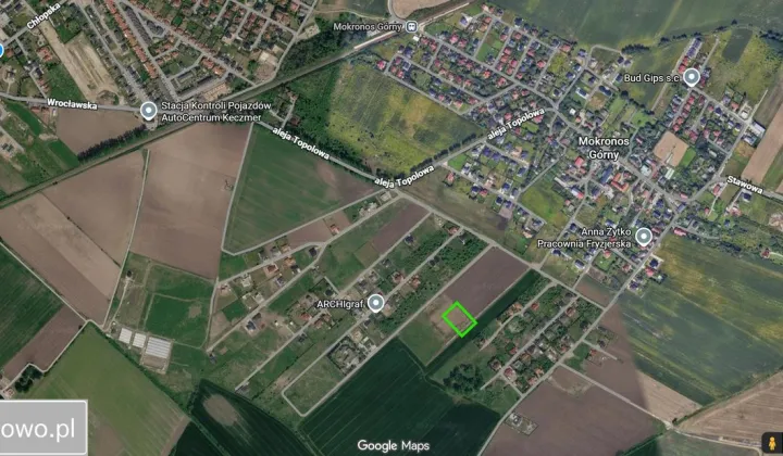 Działka siedliskowa Mokronos Górny, ul. Jarzębinowa