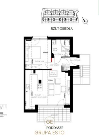 Mieszkanie 2-pokojowe Kraków Bronowice, ul. ks. Stanisława Truszkowskiego. Zdjęcie 6