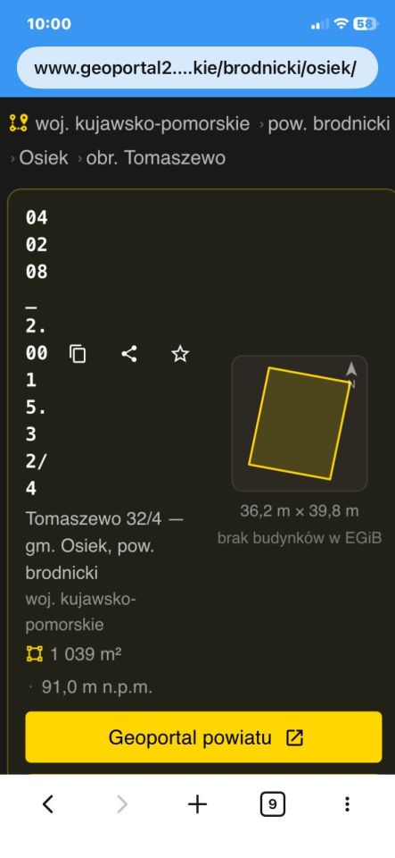 Działka budowlana Tomaszewo. Zdjęcie 6